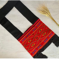 Konyak motif black Sling bag - Ethnic Inspiration